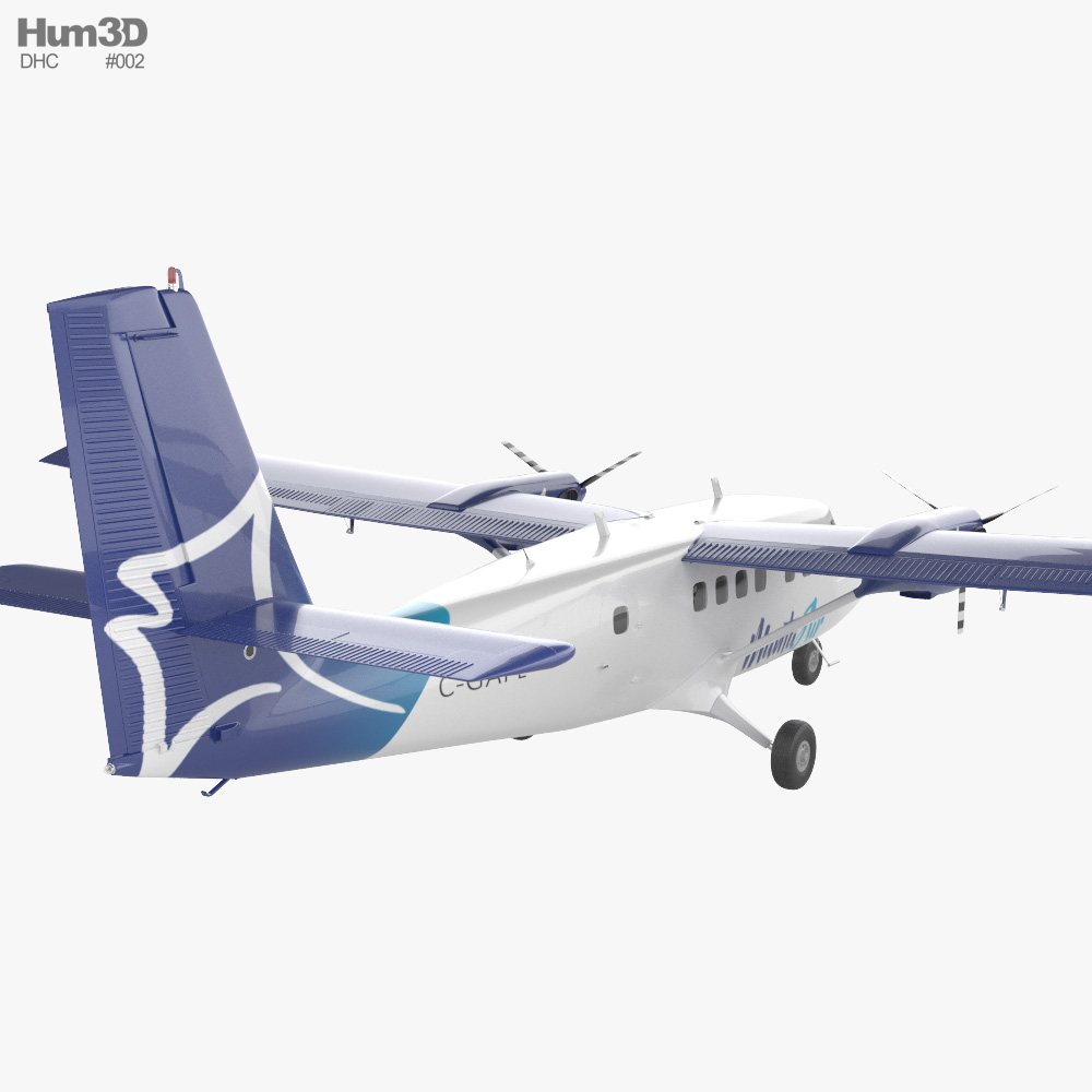 De Havilland Canada DHC-6-300 Twin Otter 3d model