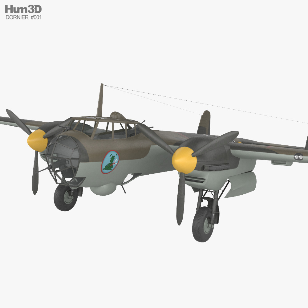 Dornier Do 17 3D model
