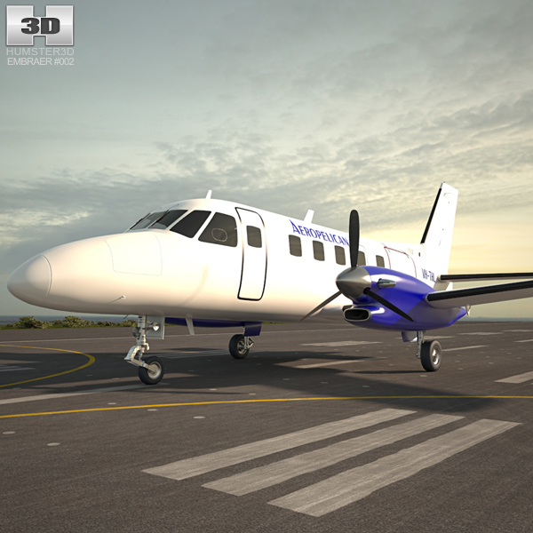 Embraer EMB 110 3D model