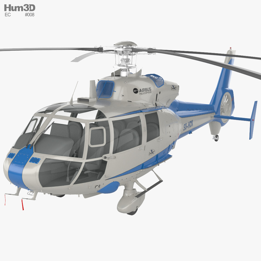 Eurocopter SA 365C1 Dauphin 3D model