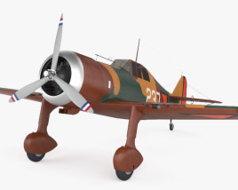 Fokker D.XXI Modelo 3D