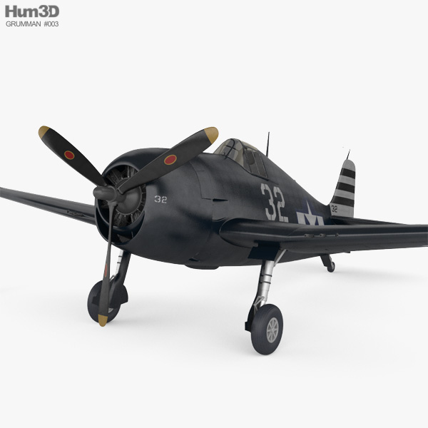 Grumman F6F Hellcat 3D model