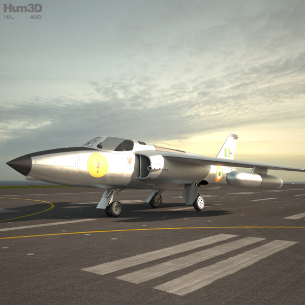 HAL Ajeet 3D model