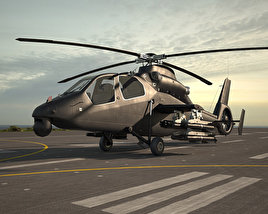 Harbin Z-19 Military helicopter 3D-Modell