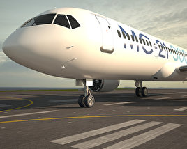 Irkut MC-21 Modello 3D