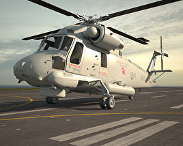 Kaman SH-2G Super Seasprite 3D model