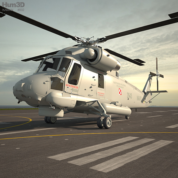 Kaman SH-2G Super Seasprite 3D model