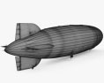 LZ 129 Hindenburg Zeppelin Modello 3D