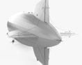 LZ 129 ヒンデンブルク 飛行船 3Dモデル