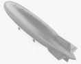LZ 129 Hindenburg Zeppelin Modelo 3d
