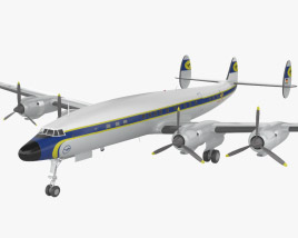 Lockheed L-1649 Starliner 3D модель