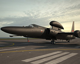 Lockheed U-2S 3D model