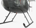 MD Helicopters MD 500 with Cockpit HQ interior Modelo 3d