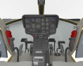 MD Helicopters MD 500 with Cockpit HQ interior Modelo 3d
