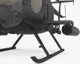 MH-6直昇機 3D模型