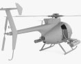 MD Helicopters MH-6 Little Bird Modelo 3d