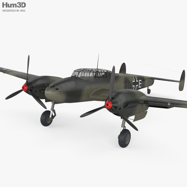 Messerschmitt Bf 110 3D model