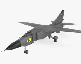 米格-23战斗机 3D模型
