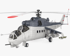 Mil Mi-35 3D model