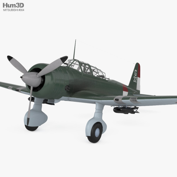 Mitsubishi Ki-51 3D model