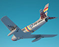 North American F-86 Sabre 3d model