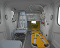 OAMTC Christophorus Emergency H135 mit Innenraum 3D-Modell