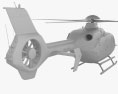 OAMTC Christophorus Emergency H135 HQインテリアと 3Dモデル