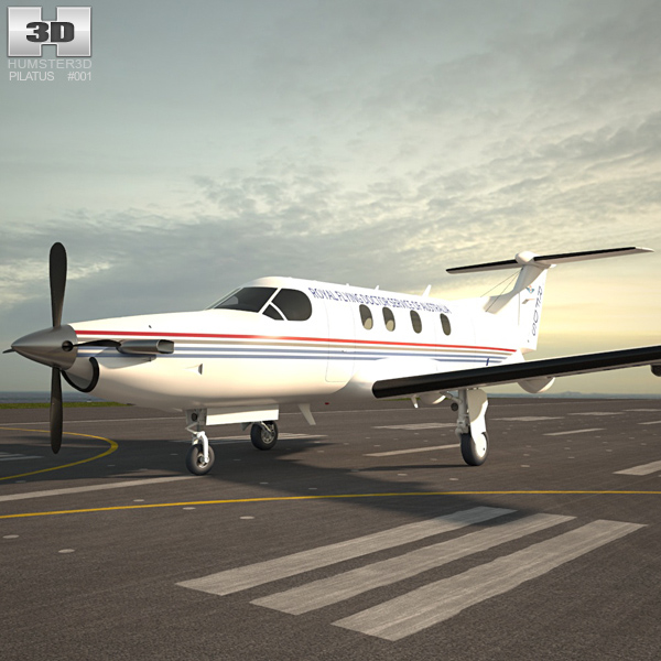 Pilatus PC-12 3Dモデル