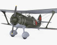 Polikarpov I-15 3D 모델 