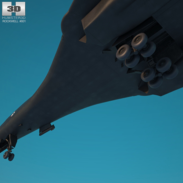 Rockwell B-1 Lancer 3D Model - Aircraft On Hum3D