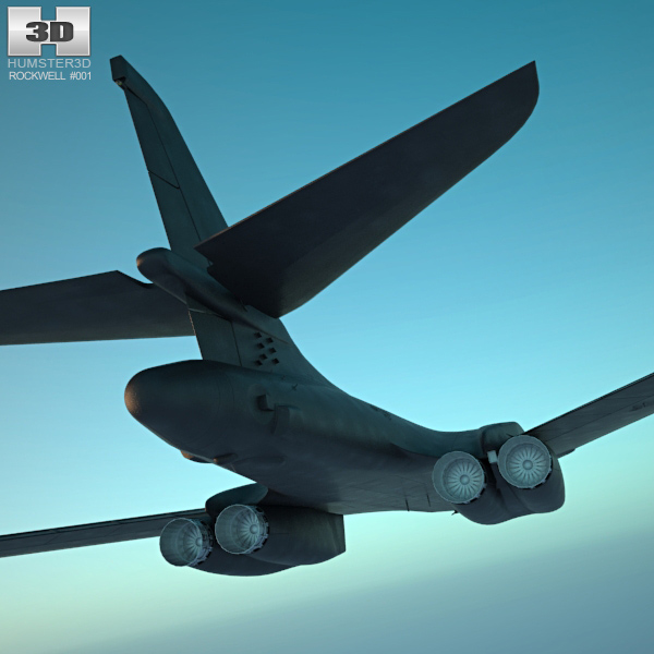 Rockwell B-1 Lancer 3D Model - Aircraft On Hum3D