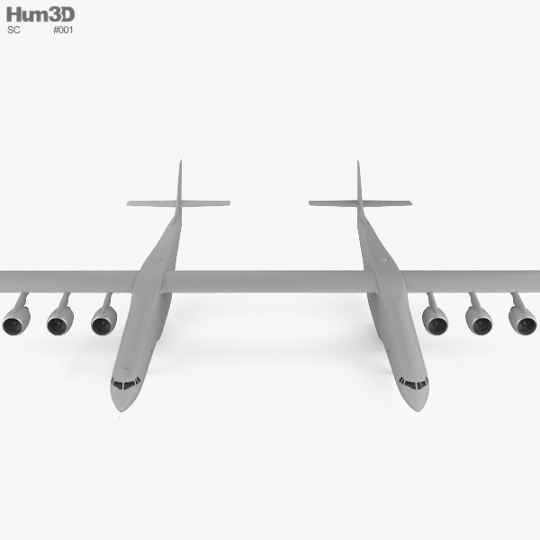 Scaled Composites Stratolaunch Model 351 3D model - Aircraft on Hum3D