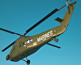 Sikorsky H-34 Military helicopter Modèle 3d