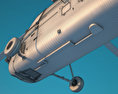 Sikorsky H-34 Military helicopter 3d model