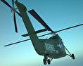 Sikorsky H-34 Military helicopter Modello 3D