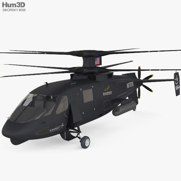 Sikorsky S-97 Raider 3D model