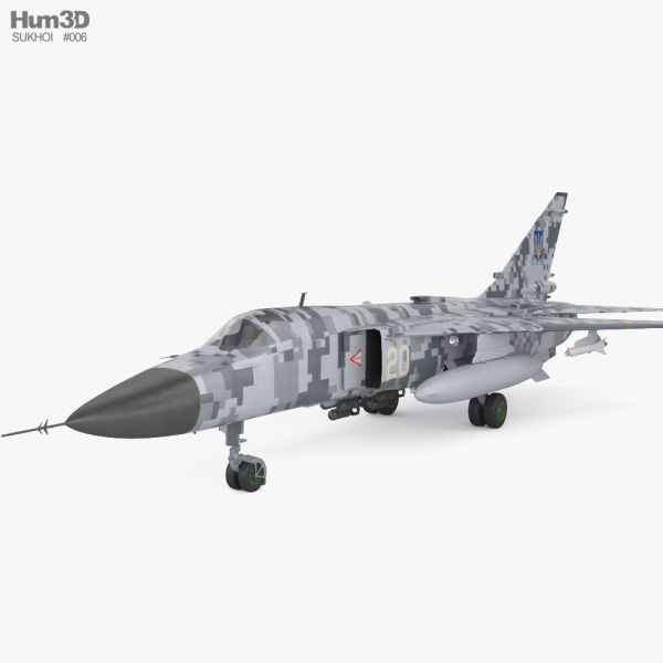 Sukhoi Su-24 3D model