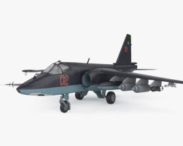 Sukhoi Su-25 Modelo 3d