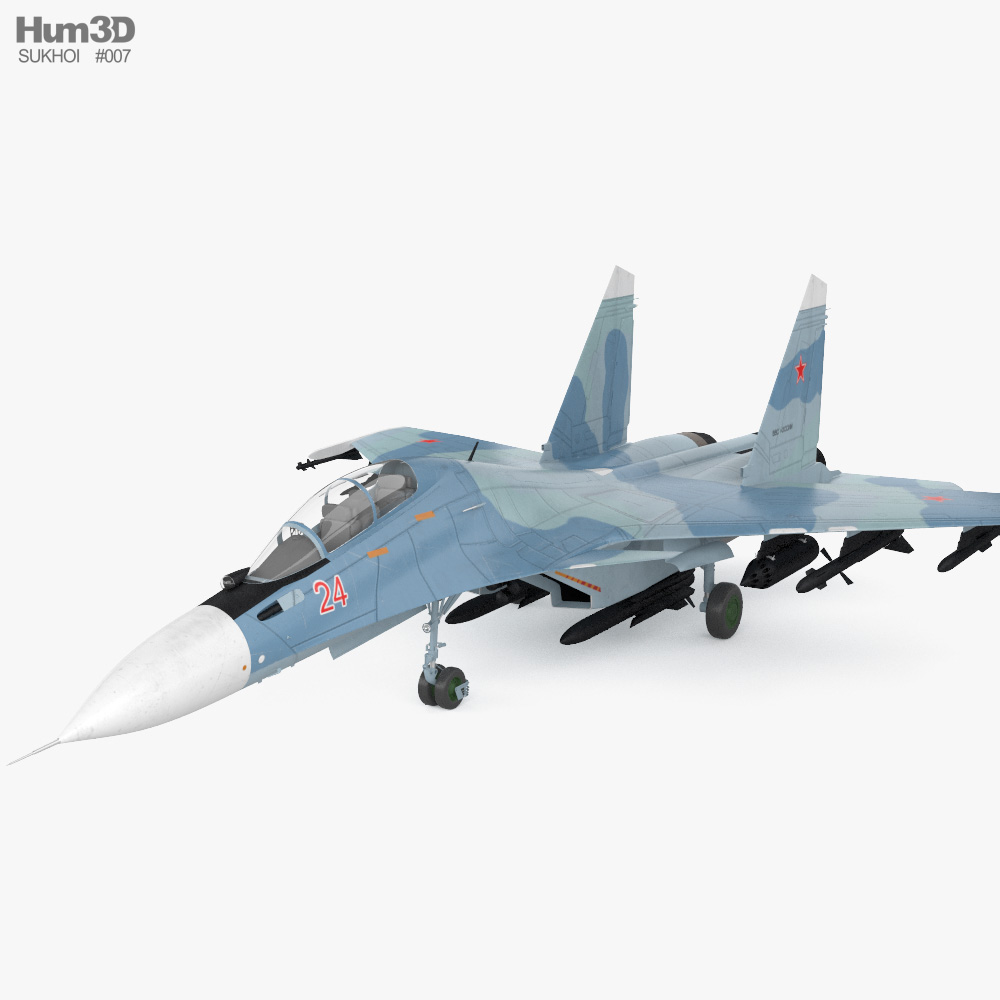 Sukhoi Su-30 Modelo 3D
