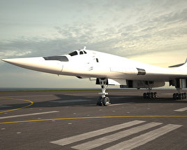 Tupolev Tu-160 3D model