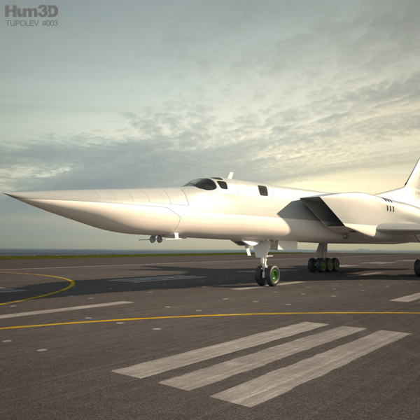 Tupolev Tu-22M Modello 3D