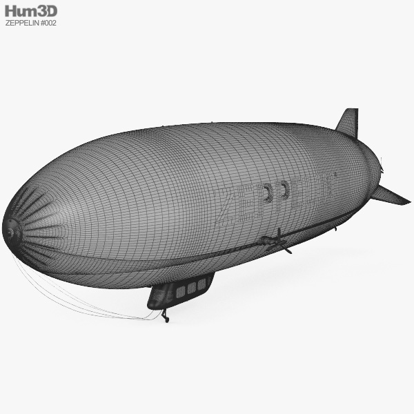 Zeppelin Nt 3d Model Aircraft On Hum3d