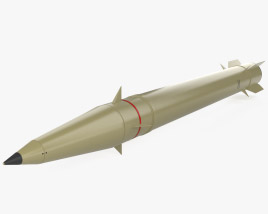 Zolfaghar missile Modelo 3D