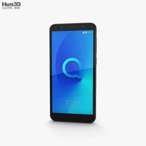 Alcatel 1X Dark Blue 3D 모델 