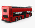 Alexander Dennis Enviro500 Open Top Bus 2005 3Dモデル 後ろ姿