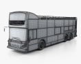 Alexander Dennis Enviro500 Open Top Bus 2005 3d model wire render