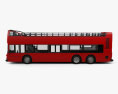 Alexander Dennis Enviro500 Open Top Bus 2005 3D модель side view