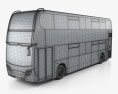 Alexander Dennis Enviro400H Double-Decker Bus 2015 3d model wire render