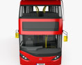 Alexander Dennis Enviro400H City Autocarro de dois andares 2015 Modelo 3d vista de frente