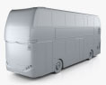 Alexander Dennis Enviro400H City Autobus a due piani 2015 Modello 3D clay render